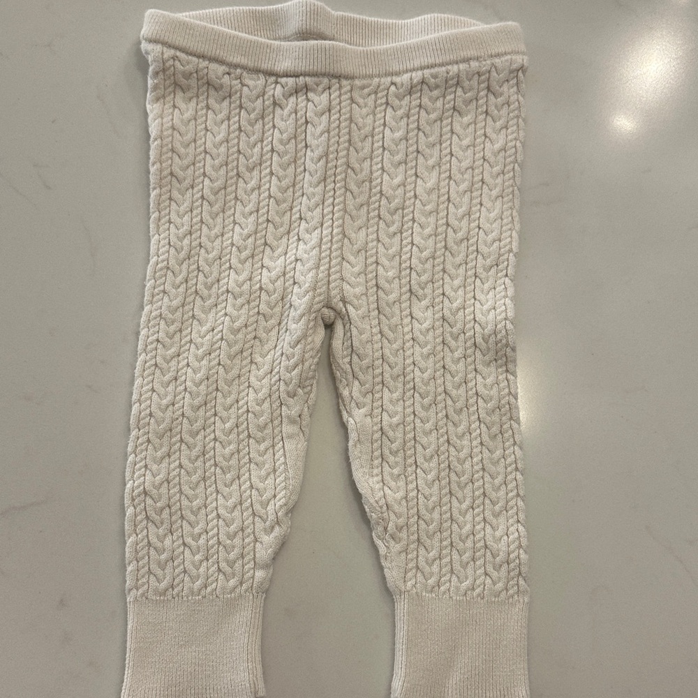 GAP Baby Knit Pants in Cream